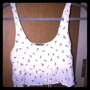 FOREVER 21 rose crop top